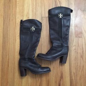 Tory Burch Gunmetal Boots